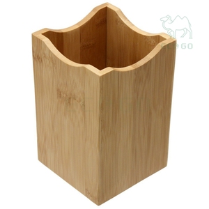 Juego de utensilios de cocina, 6 cucharas y espátulas de madera de bambú y 1 soporte de Bambú - Product Image 5
