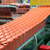 Tuile de toit en ASA isolante thermiquement, résistante aux intempéries, ignifuge, insonorisante, durable pour la maison, personnalisable