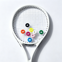Amortisseur de vibrations en silicone durable pour raquettes de tennis et de padel, en forme de pneu - Portable
