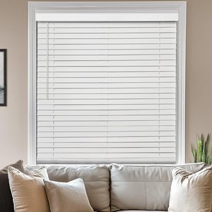 High Quality Industrial Plain <b>PVC</b> Foam 2 Inch Cordless Faux Wood Venetian Blinds - Product Image 3