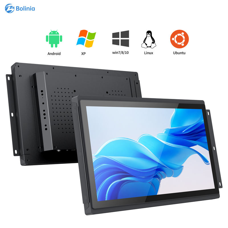 15.6 Inch Open Frame Industrial Panel PC Capacitive Touch Screen Android/Ubuntu OS 2GB/4GB/8GB RAM 16/32/64GB EMMC Storage