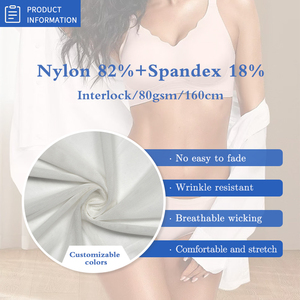 Tái Chế Corsetry Polyamide Elastane Điện Lưới Lưới Vải Tricot Đồ Lót 89% Nylon 11% Spandex Vải Cho Áo Ngực Panty - Product Image 5