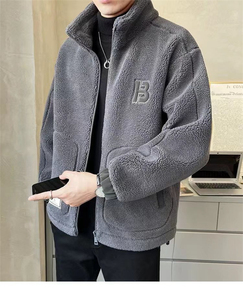 <span class=keywords><strong>Giacca</strong></span> <span class=keywords><strong>Bomber</strong></span> <span class=keywords><strong>Invernale</strong></span> da Uomo di Alta Qualità in Poliestere Imbottito di Cotone, Nuovo Stile Retro con Colletto Alto, Dropshipping - Product Image 5