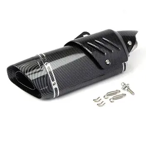 High Performance Exhaust Cans Best Selling Bike Muffler Black Exhaust Pipes for GSX250R
