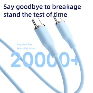 Cable de Carga Rápida Tipo-C a Tipo-C de Silicona Líquida de 66 W y 1 m, Compatible con IOS, Sensación Sedosa, Funcionamiento Seguro, Sincronización de Datos - Product Image 6