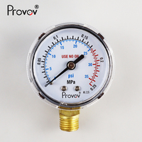 Alat Ukur Industri 0.16 25 31.5 40 MPa 3500 4000 psi Manometer Pengukur Tekanan Gas Udara untuk Regulator