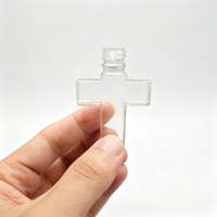 Bouteille d'eau bénite de 10 ml avec bouchon à vis en plastique PETG, cadeau et artisanat