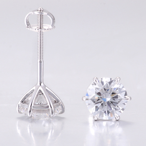 IGI Certified 1-4 Ct <b>Diamond</b> <b>Earrings</b> 14Kt Gold Lab Grown <b>Diamond</b> <b>Earrings</b> Gold <b>Diamond</b> <b>Earrings</b> 6 Prong Studs Fine Jewelry - Product Image 3