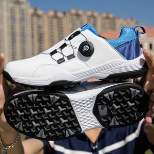 <span class=keywords><strong>Chaussures</strong></span> <span class=keywords><strong>de</strong></span> <span class=keywords><strong>golf</strong></span> en cuir <span class=keywords><strong>de</strong></span> haute qualité pour hommes, caoutchouc imperméable personnalisé OEM ODM pour le <span class=keywords><strong>golf</strong></span> d'été par saison - Product Image 5