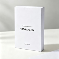 Papier offset épais sans bois A4/A3/A5 pour livres/brochures/manuelles d'instructions/certificats