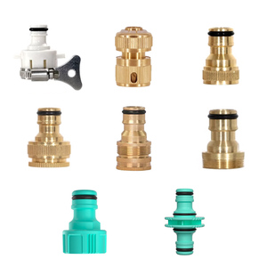 Connecteurs rapides pour <span class=keywords><strong>tuyau</strong></span> <span class=keywords><strong>d</strong></span>'<span class=keywords><strong>arrosage</strong></span>, mâle et femelle, raccords métalliques durables pour l'irrigation du jardin - Product Image 2