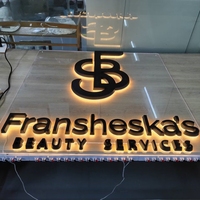 DakeSign OEM ODM Enseignes lumineuses en acrylique personnalisables pour salons de beauté et spas, publicité, conception gratuite, garantie 5 ans