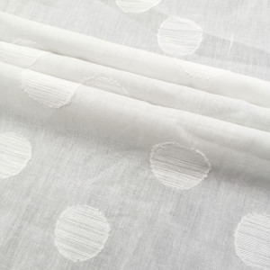 Sisitex Bông Vòng Tròn Jacquard <span class=keywords><strong>C</strong></span>ắt Vải Mềm Mại Vải Thoáng Khí <span class=keywords><strong>C</strong></span>ủa Phụ Nữ Áo Sơ Mi Chirlden <span class=keywords><strong>C</strong></span>ủa Quần Áo Vải SS20028 - Product Image 1