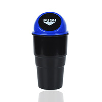 Mini poubelle de voiture personnalisable avec logo, boîte de rangement créative de qualité supérieure pour véhicule, organisateur intérieur portable et étanche