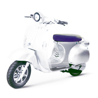 Elektrikli Bajaj Chetak Modifiye Iki Tekerlekli Klasik Vintage Scooter Yedek Parçaları