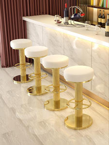 High quality direct from factory Custom kitchen gold chair modern bar <b>stool</b> luxury stainless steel Nordic velvet bar chair - Product Image 1