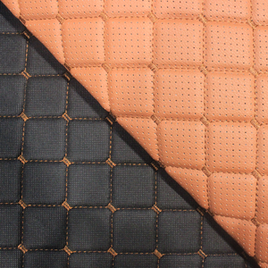 Moda carro Interior Bordado Acolchoado Couro De PVC Com Espuma Sofá Assento De Carro 3D Cobrindo Qualquer Projeto Pode Ser Fazer Amostra Grátis - Product Image 2