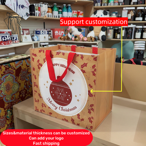 Venta al por mayor personalizado impreso respetuoso con el medio ambiente reciclar reutilizable comestibles PP laminado tela no tejida bolsas de la compra - Product Image 2