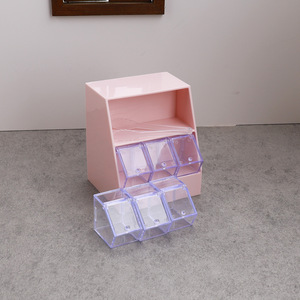 <b>Mini</b> simulation supermarket candy rack storage box storage rack playing house miniature scene doll house small ornament toy - Product Image 3