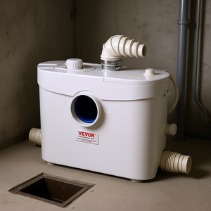 Bomba de drenaje Vevor de 900W, 48 GPM, con elevación de 40 pies para inodoros, sótanos y fregaderos - Product Image 2