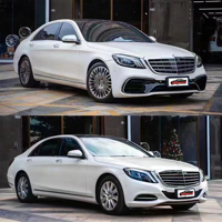 Body Kit Mobil Mercedes S Class W222 2014-2017 ke 2018-2020 Model S63 AMG Kualitas Tinggi Baru Set Lengkap
