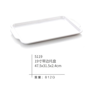 Bandeja de Comida Rápida de Melamina A8, Imitación de Porcelana Jade, con Dos, Tres, Cuatro, Cinco o Seis Compartimentos, de Fábrica - Product Image 3
