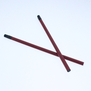 Lápices de lujo HB de madera negra de color <span class=keywords><strong>vino</strong></span> estándar de 7 pulgadas, juego de lápices de dibujo de forma redonda con punta de borrador - Product Image 3