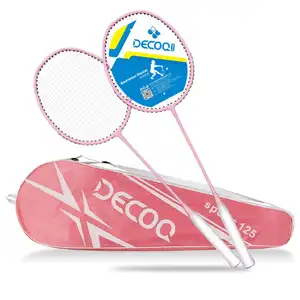 Groothandel Aluminium Badminton Rackets Op Maat Gemaakte Training Badminton Rackets Set