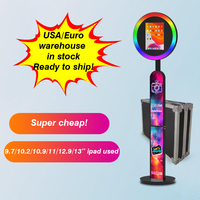 Kamera Photo Booth Pesta GT iPad Pernikahan Acara Bisnis Dilengkapi Wi-Fi/Bluetooth Konstruksi Aluminium Cetak Instan 8 Orang