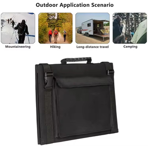 Factory Direct Price <b>Mini</b> Outdoor Portable Photovoltaic <b>Panel</b> 12v 18V 50w Foldable <b>Solar</b> <b>Panels</b> for Camping Rving Free Shipping - Product Image 3