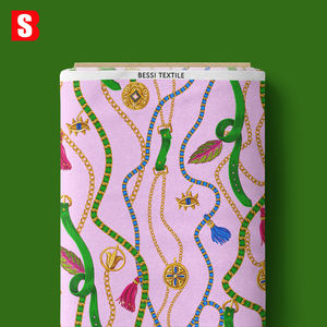 महिलाओं के कपड़ों के लिए 100% पर्यावरण के अनुकूल जैविक कपास कपड़े के लिए पर्यावरण के अनुकूल जैविक कपास कपड़े - Product Image 3