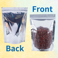 Sachets Doypack transparents à une face en feuille d'aluminium refermables pour l'emballage alimentaire