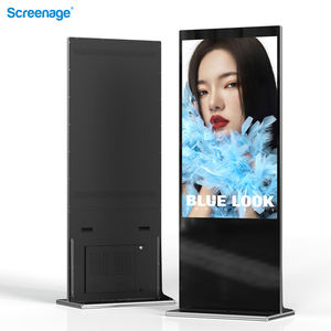 Pantalla Comercial de Doble Cara de 43-65 Pulgadas, 4K, 300 Nits, Panel IPS, Android 9.0, Plug and Play, Tótem Digital Publicitario Delgado - Product Image 1