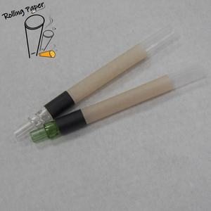 Papier à cigarettes en tube droit de qualité supérieure personnalisé, logo de l'étiquette OEM avec papier à rouler pour fumer en verre coloré de 8 mm * 40 mm - Product Image 2