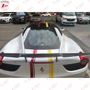 Z-ART 458 bocchette del lunotto in fibra di carbonio a secco per Ferrari 458 prereg bocchette posteriori in fibra di carbonio per F458 2011-2015 - Product Image 4