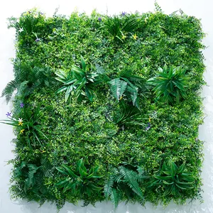 Artificial Green Panel Backdrop Decorative Grass Wall For Decoration