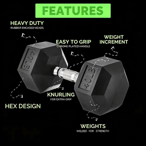 Support pour haltères hexagonaux, personnalisable avec logo, haltères hexagonaux en caoutchouc pour la musculation - Product Image 5