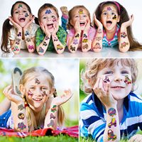 Autocollants de tatouage temporaires imperméables pour enfants, transfert à l'eau personnalisé