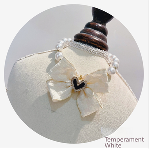 Elegante Kleinste Dierenwinkel Geïnspireerde Kerstaccessoire Roze Prinses Nylon Hondenhalsband Met Klinknageldecoratie Voor Kleine Honden Katten - Product Image 3