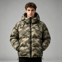 Veste d'hiver rembourrée pour homme OEM 800 Fill Down, à capuche, légère, respirante, thermique, pour l'extérieur