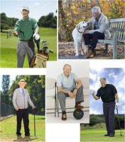 Pantalon décontracté LETAOTAO pour seniors et personnes âgées, avec fermeture éclair, lavable en machine et avec poches, taille élastique pour hommes