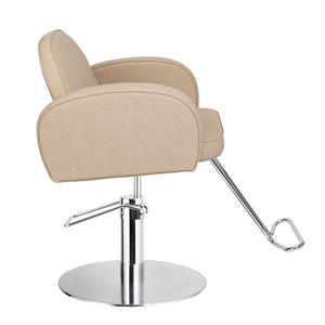 Professionale moderno negozio di barbiere sedia Beige parrucchiere salone idraulico poltrona per barbiere sedia per capelli da barbiere - Product Image 6