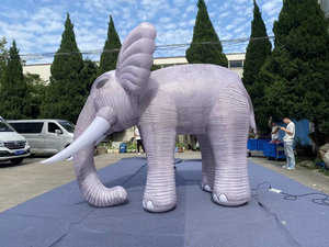 Modèle d'éléphant gonflable, zoo, parc d'attractions, cirque, décoration publicitaire - Product Image 3