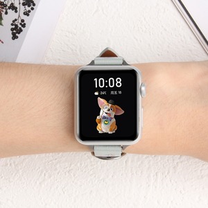 Cinturino in Pelle Forwelleny con Stampa Personalizzata Motivo Cane Bassotto per <span class=keywords><strong>Apple</strong></span> Watch Serie <span class=keywords><strong>11</strong></span> 10 e Huawei Fit4 Portatile - Product Image 4