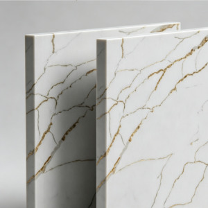Panel <span class=keywords><strong>de</strong></span> <span class=keywords><strong>Cuarzo</strong></span> Calacatta Gold <span class=keywords><strong>para</strong></span> Encimeras <span class=keywords><strong>de</strong></span> <span class=keywords><strong>Cocina</strong></span>, Sala <span class=keywords><strong>de</strong></span> Estar e Isla - Product Image 4