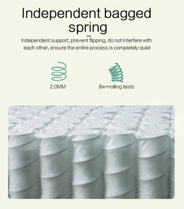 Thiết kế hiện đại nóng bộ nhớ Bọt Túi lò xo hỗn hợp nệm nén cuộn lên trong hộp - Product Image 5