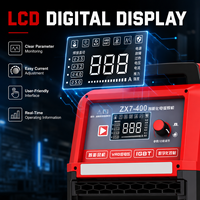 ZX7-400 Mesin Las MMA Tugas Berat Baru 400A 380V DC Motor IGBT Inverter Stick Arc Welding Machine dengan Layar LCD Cerdas CE