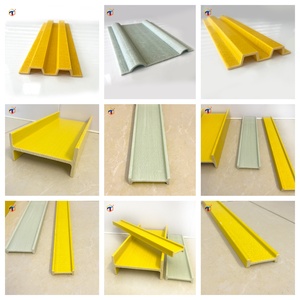 Profils en fibre de verre FRP extrudés de haute qualité, profil FRP personnalisé, profil FRP pour <span class=keywords><strong>serre</strong></span> - Product Image 2