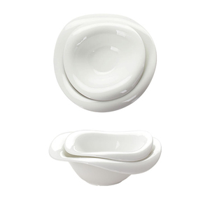 French Salad Bowl Restaurant <b>Ceramic</b> Shaped Dessert Soup Snack - Product Image 6
