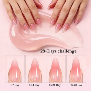 Quick <b>Extension</b> Paperless Holder <b>Nail</b> Gel 15ml Canned Gel Nude Color UV Gel <b>Nail</b> Polish DIY - Product Image 4